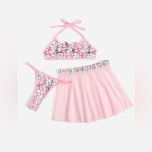 SEXY 3 Piece Heart Print Lingerie Set *NEW*